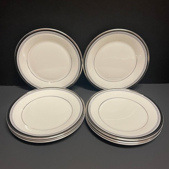 Vintage Royal Doulton Sarabande H5023 Set of 8 Bread & Butter Plates